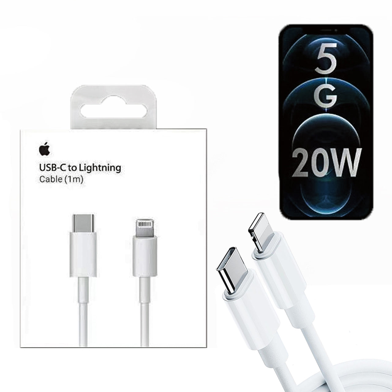 iPhone pd cable 20w AAA quality lightening to type C
