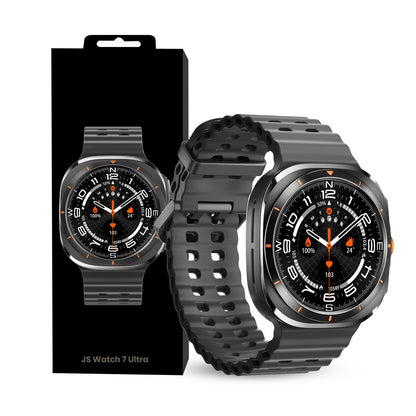 JS WATCH7 ULTRA 1.43 AMOLED DISPLAY WATERPROOF BLACK